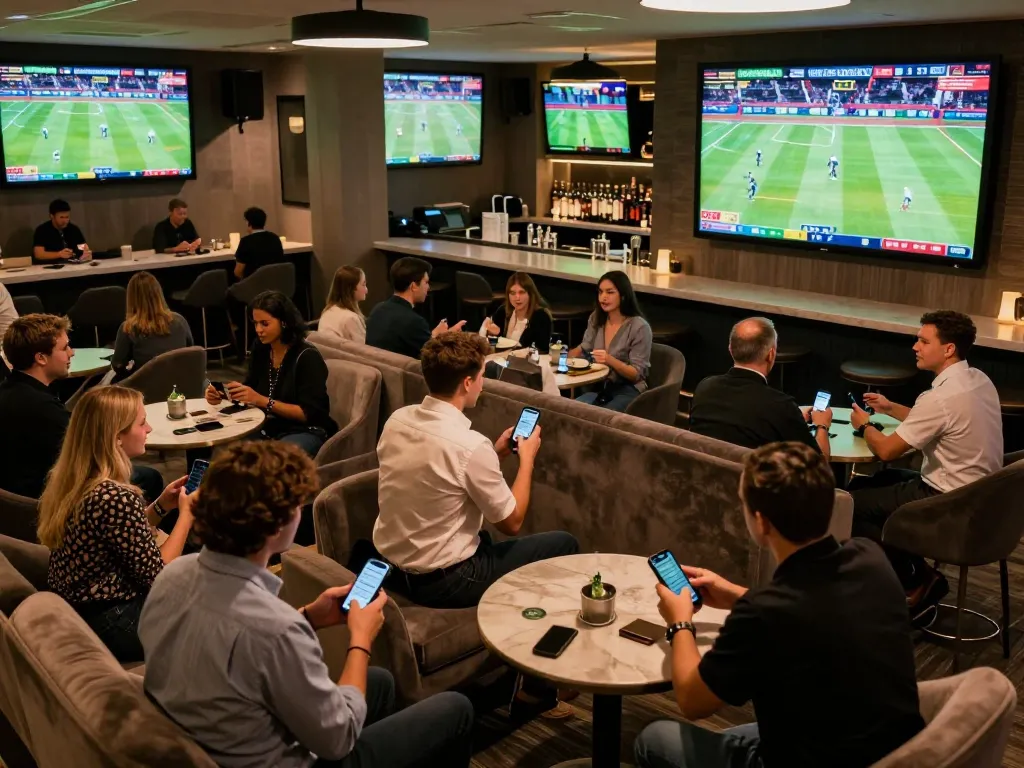 Excited bettors at https://fc88.zone engaging in a thrilling live sports betting experience.