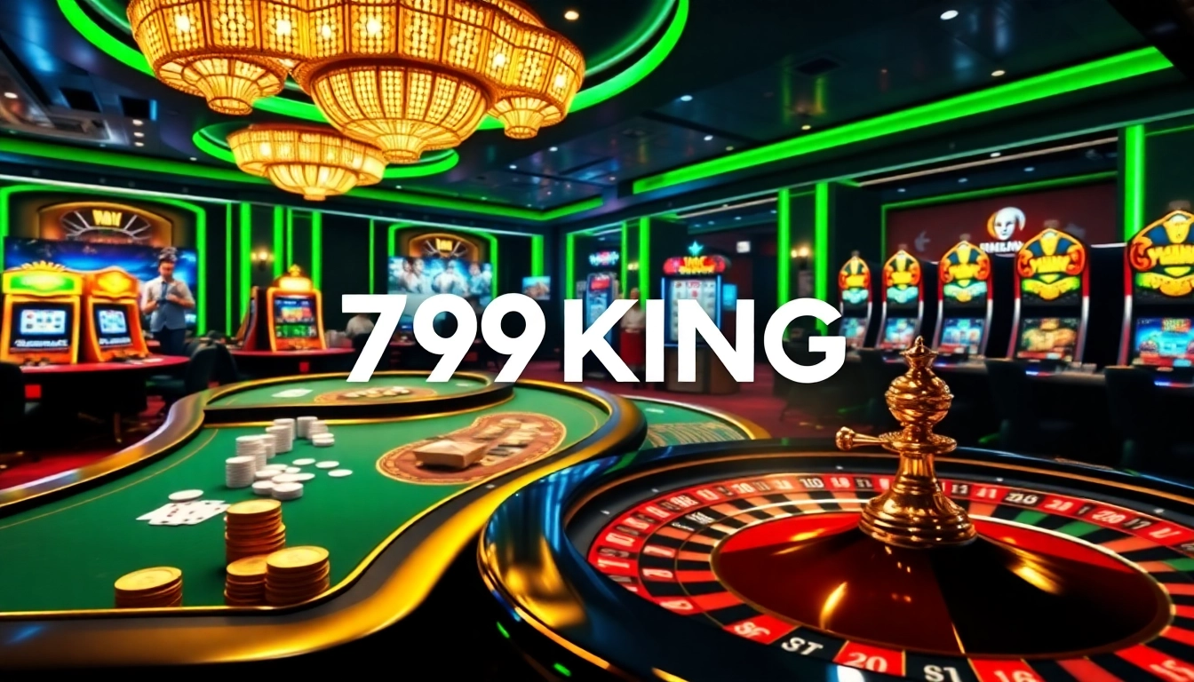 Join the excitement of 79KING while playing roulette and poker in a luxurious online casino setting.