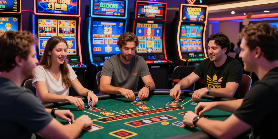Players enjoying credit card casino games in an exciting online gaming environment, featuring vibrant graphics and bonuses.