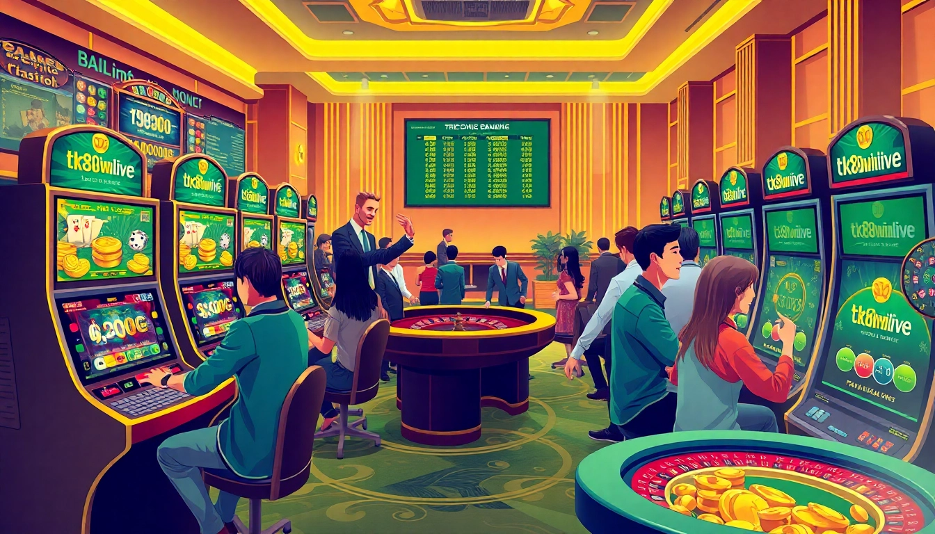 Experience the thrill of online gaming at tk88win.live with engaging players and dynamic casino elements.