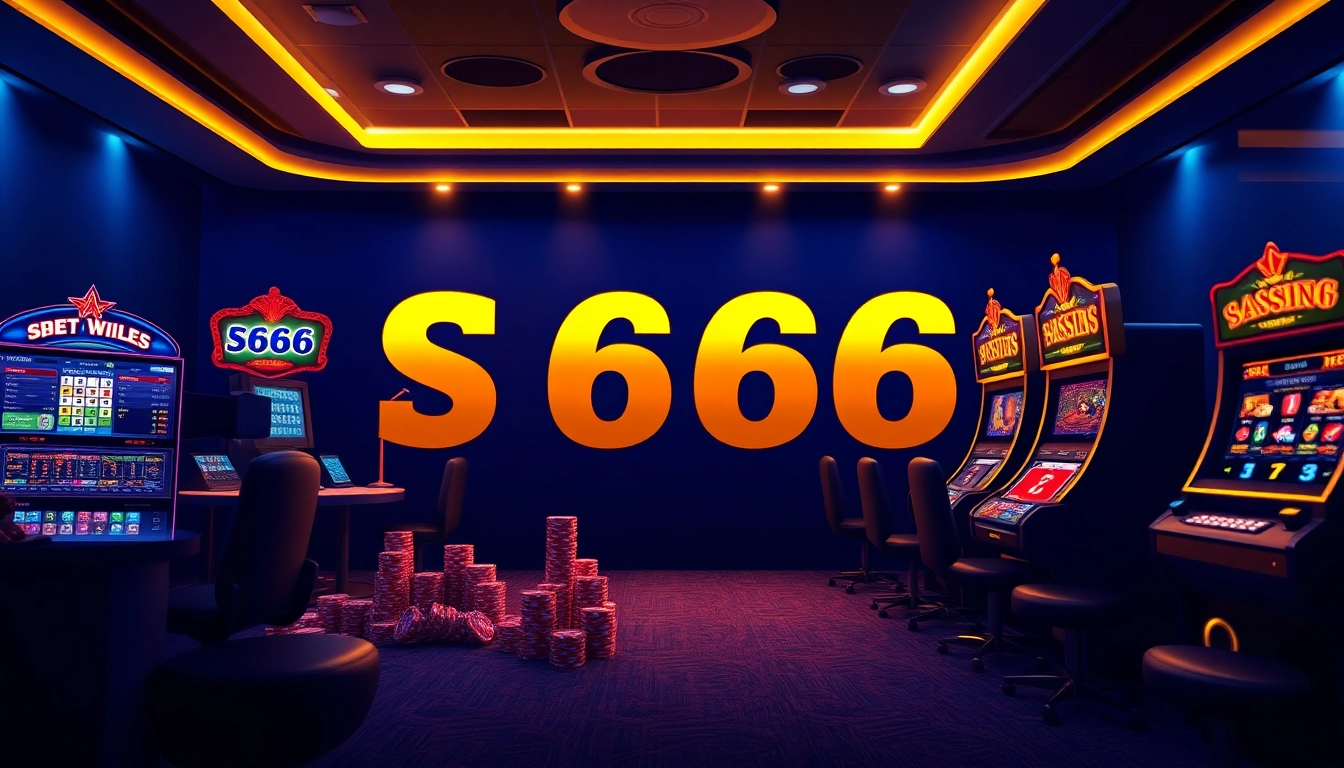 S666.nyc promotional banner showcasing diverse gaming services and vibrant aesthetics for online betting.